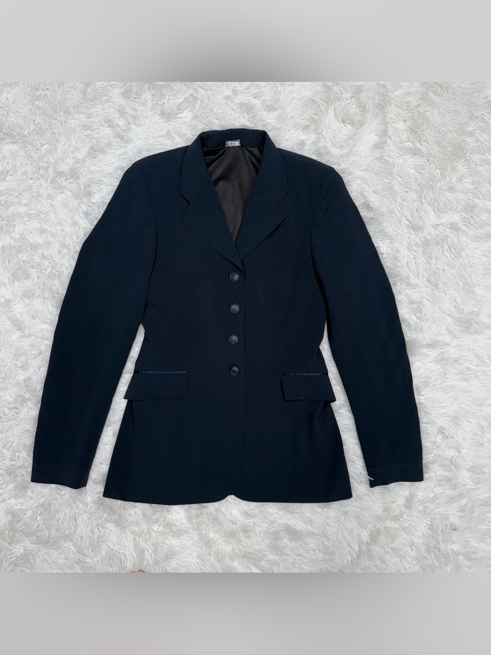 Women’s Size 10T Slim Navy Grand Prix Horseback Riding Show Coat. Good Condition